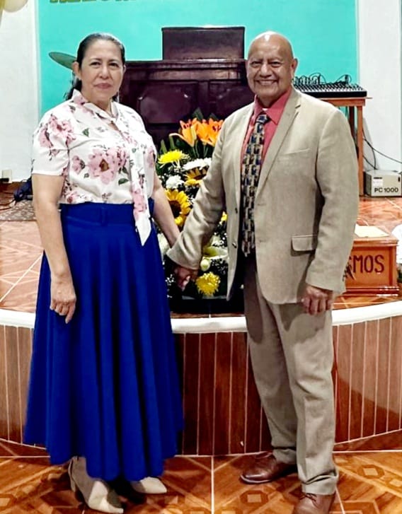 Servicio en el templo del centro.